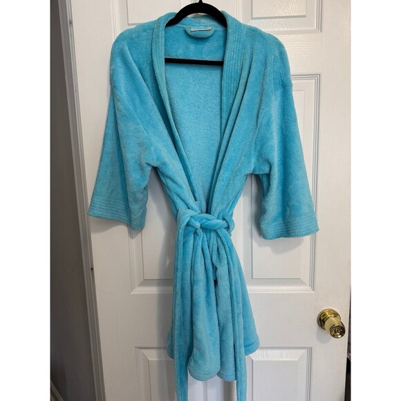 Light Blue Soft Robe Size S/M - Picture 5 of 5